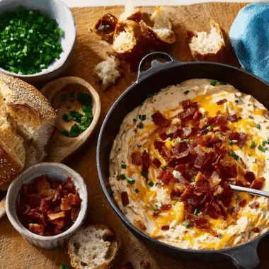 Football Food Cheddar Bacon Beer Dip – Crowd-Winning Dip