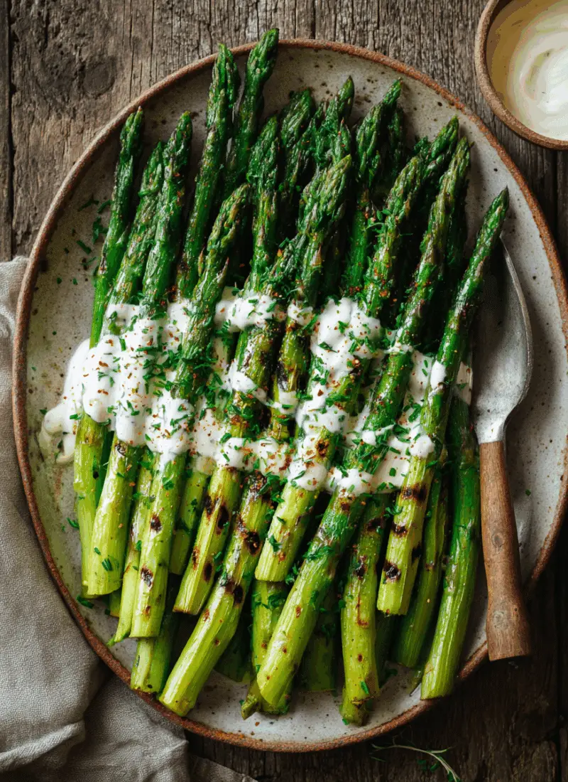 Labor Day Grilled Asparagus with Aioli – Elegant Side Dish