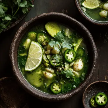 Pozole Verde or Rojo – Festive Hominy Soup Mexican Independence Day Food