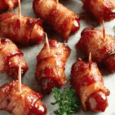 Football Food Bacon-Wrapped Smokies – Smoky, Easy Appetizer Win