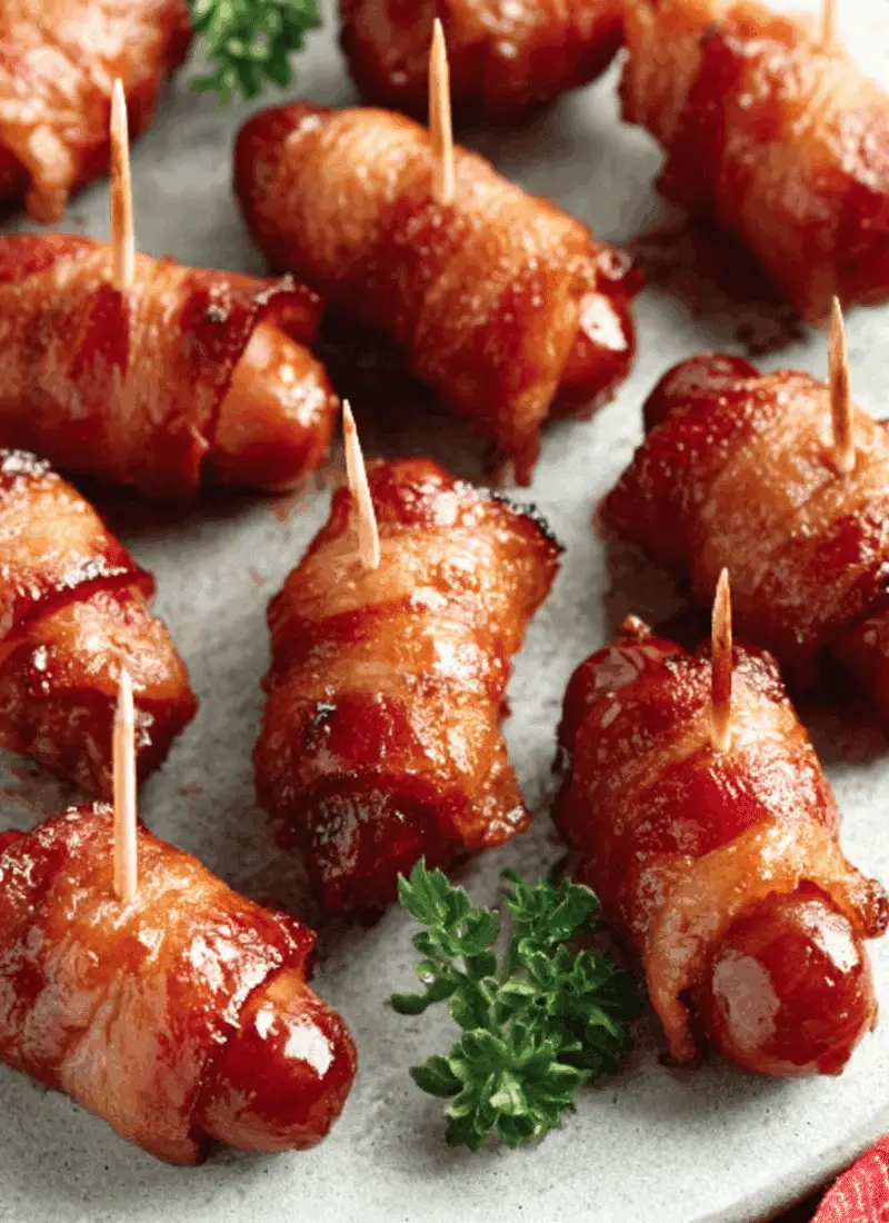 Football Food Bacon-Wrapped Smokies – Smoky, Easy Appetizer Win