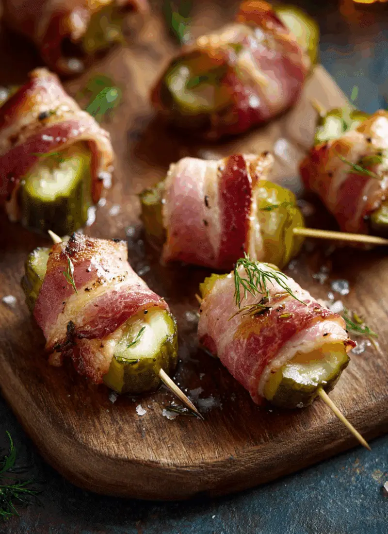 Ham-Wrapped Pickle Poppers – Tangy, Crunchy Football Food