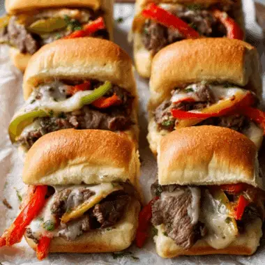 Mini Philly Cheesesteaks – Tiny, Flavor-Packed Handhelds