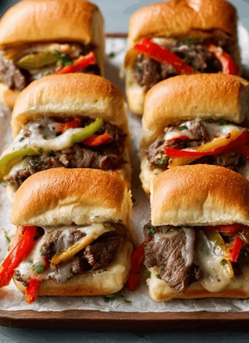 Mini Philly Cheesesteaks – Tiny, Flavor-Packed Handhelds