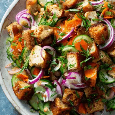 Labor Day Banh Mi Panzanella – Vietnamese-Inspired Picnic Salad