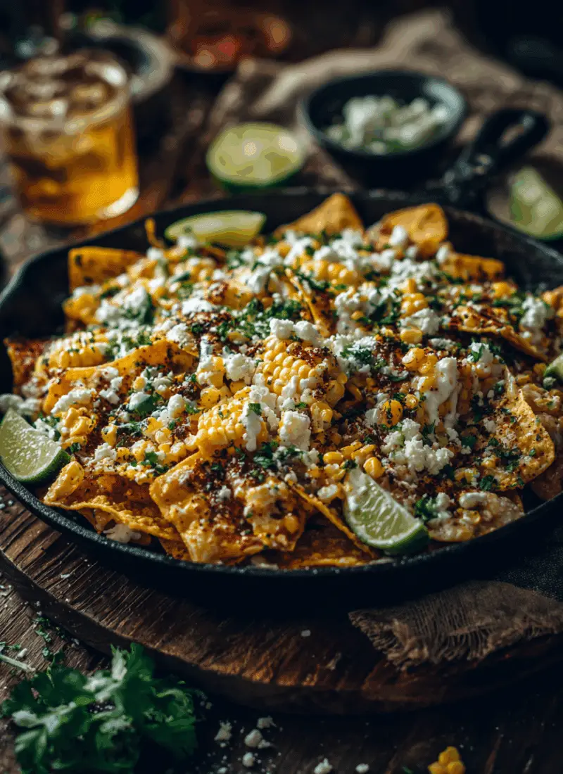 Mexican Street Corn Nachos – Bold, Buttery & Party-Ready Snack