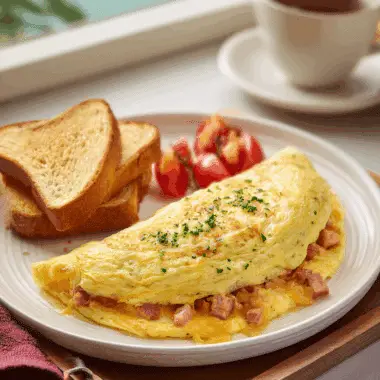 Luncheon Meat Omelette – Fluffy, Filling & Protein-Packed