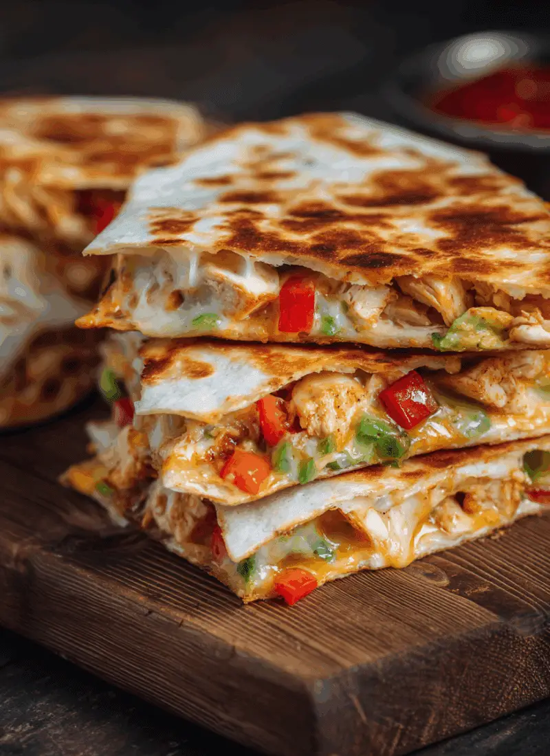 Mini Chicken Quesadillas – Easy School Lunch Idea