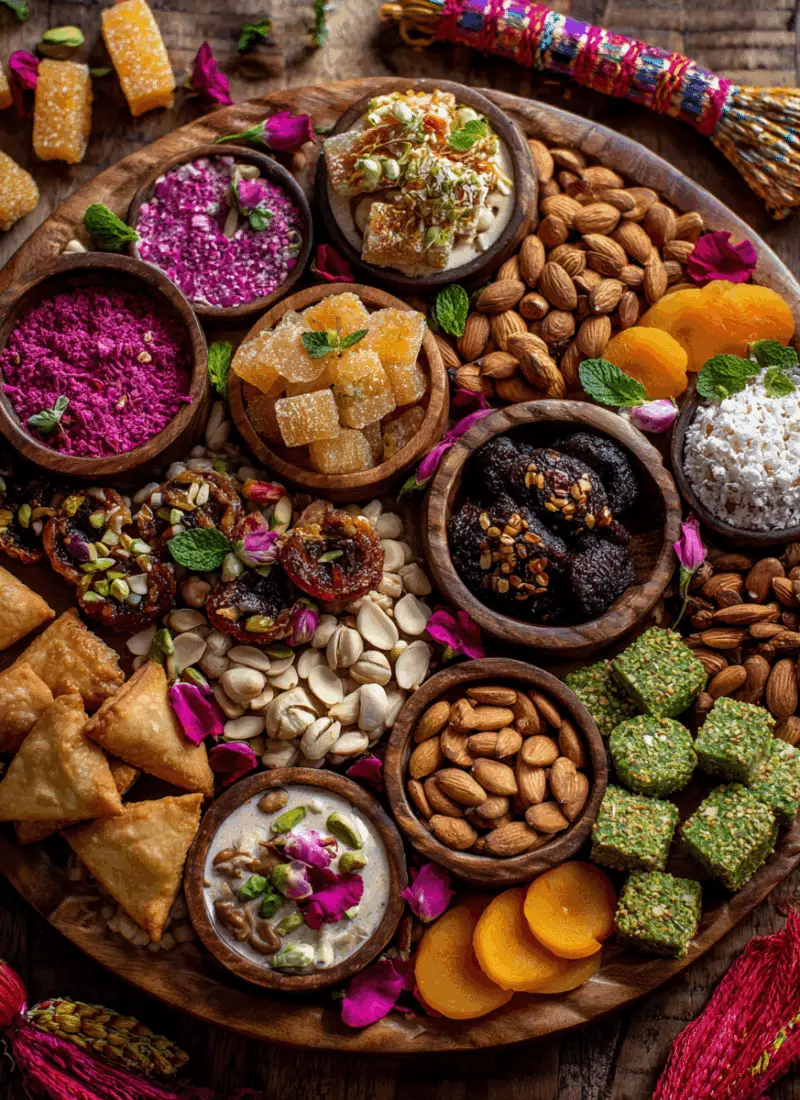 Mithai Charcuterie Board – Stylish, Assorted & DIY-Friendly