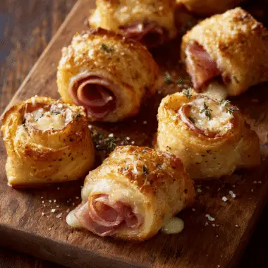 Mini Ham & Cheese Rolls – Bite-Sized Classic Football Food