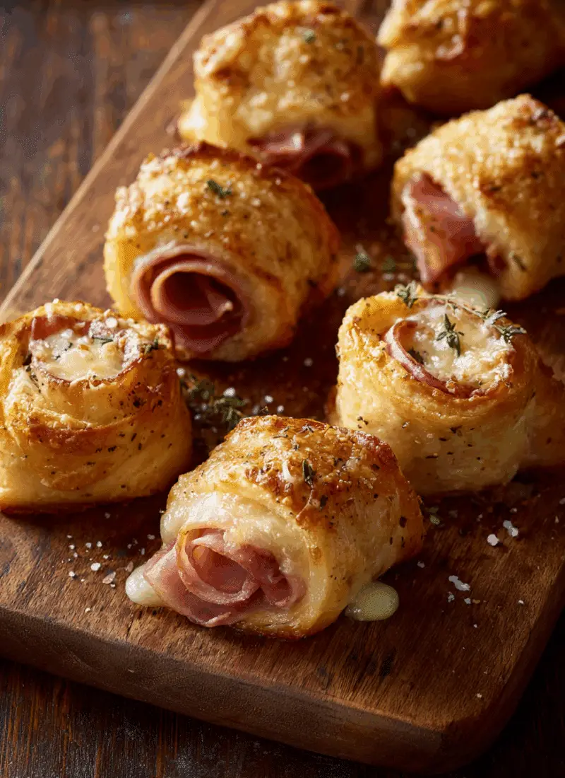 Mini Ham & Cheese Rolls – Bite-Sized Classic Football Food