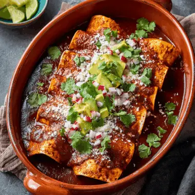 Mole Enchiladas – Saucy, Festive Mexican Independence Day Food