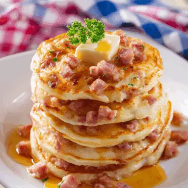 Luncheon Meat Pancakes – Sweet-Savory, Crispy & Fun