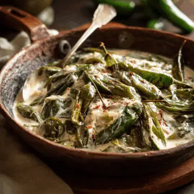 Rajas con Crema Poblanos – Creamy, Smoky & Classic Mexican Staple