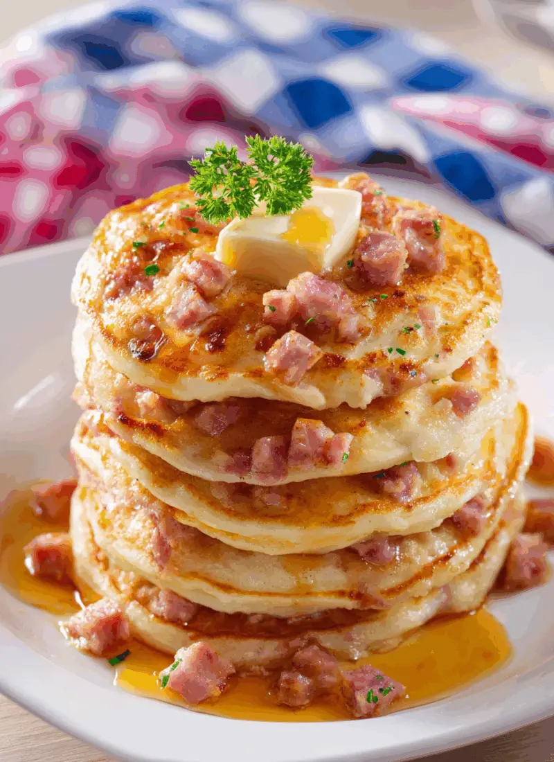 Luncheon Meat Pancakes – Sweet-Savory, Crispy & Fun