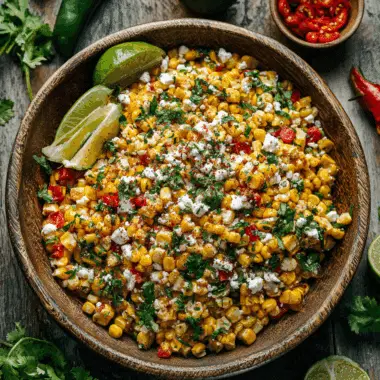 Street Corn Salad – Zesty, Colorful Mexican Independence Day Food