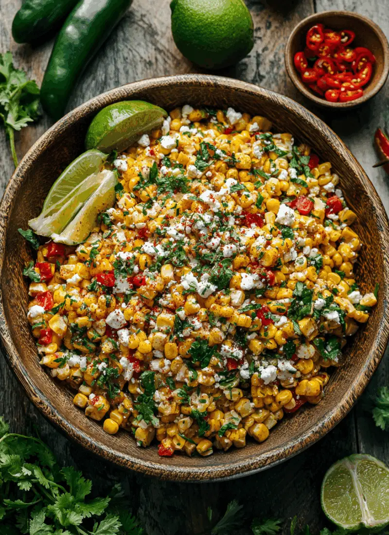 Street Corn Salad – Zesty, Colorful Mexican Independence Day Food