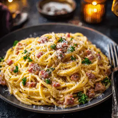 Luncheon Meat Carbonara – Creamy, Easy & Comforting