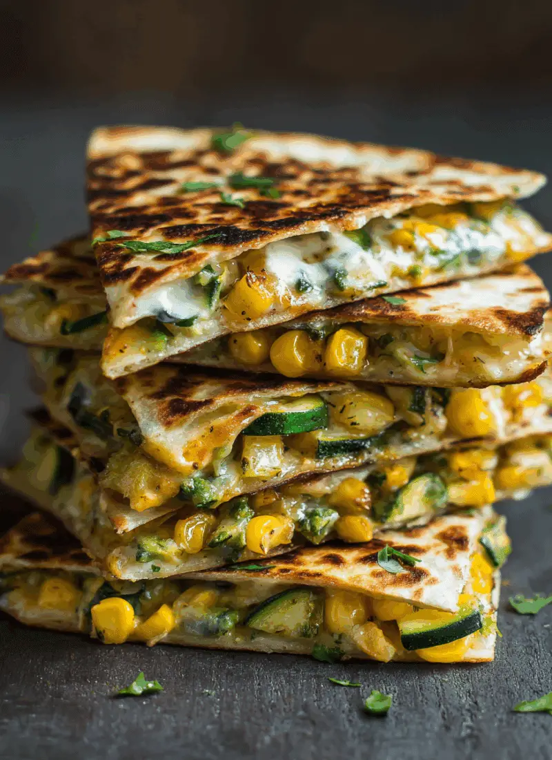 Labor Day Zucchini Corn Quesadillas – Veggie-Packed Summer Melts