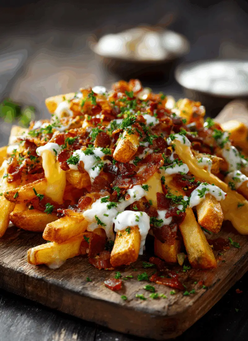 Cheese Fries Loaded – Gooey, Bacon-Topped Football Food