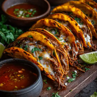 Birria Tacos – Juicy Slow‑Cooked Meat Mexican Independence Day Food