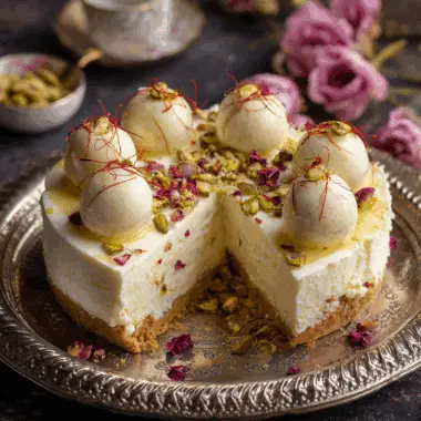 Rakhi Rasgulla Cheesecake – East-Meets-West & Creamy