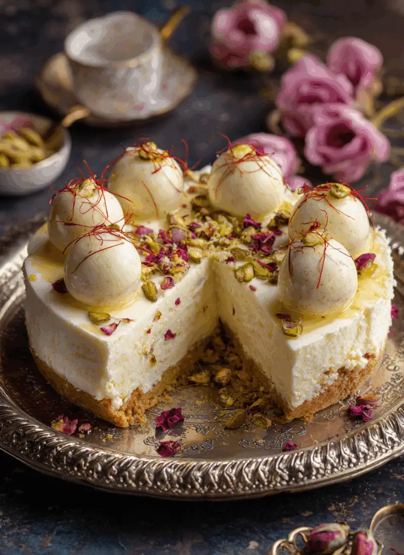 Rakhi Rasgulla Cheesecake – East-Meets-West & Creamy