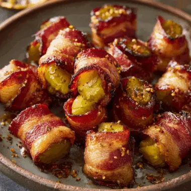 Easy Pickle Bacon Bites – Flavorful, Air-Fryer Crowd Pleaser