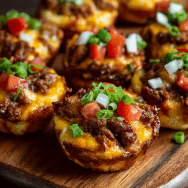 Cheeseburger Pizza Bites – Cheeseburger Flavors Football Food