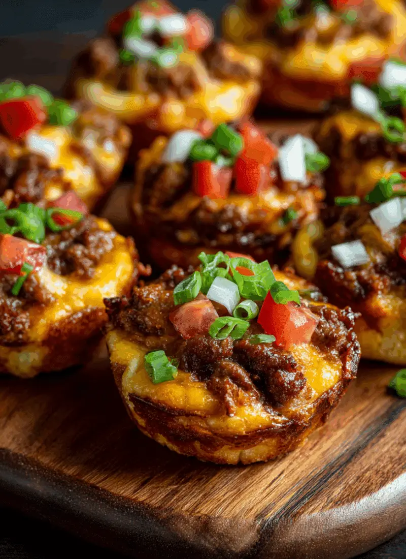 Cheeseburger Pizza Bites – Cheeseburger Flavors Football Food