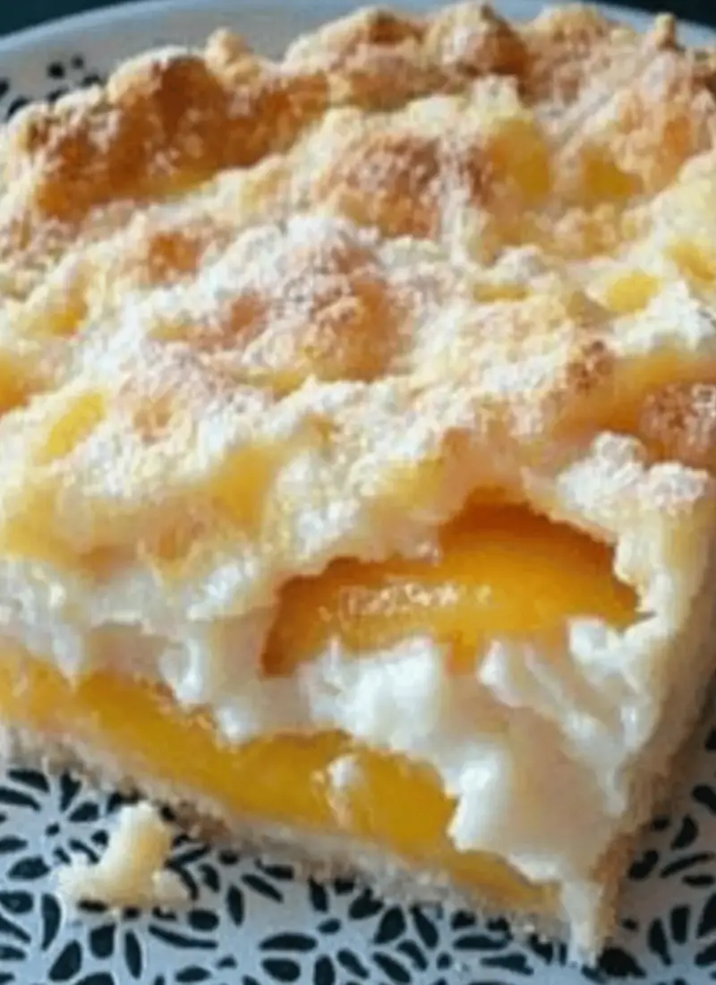 Cream cheese Peach Pie