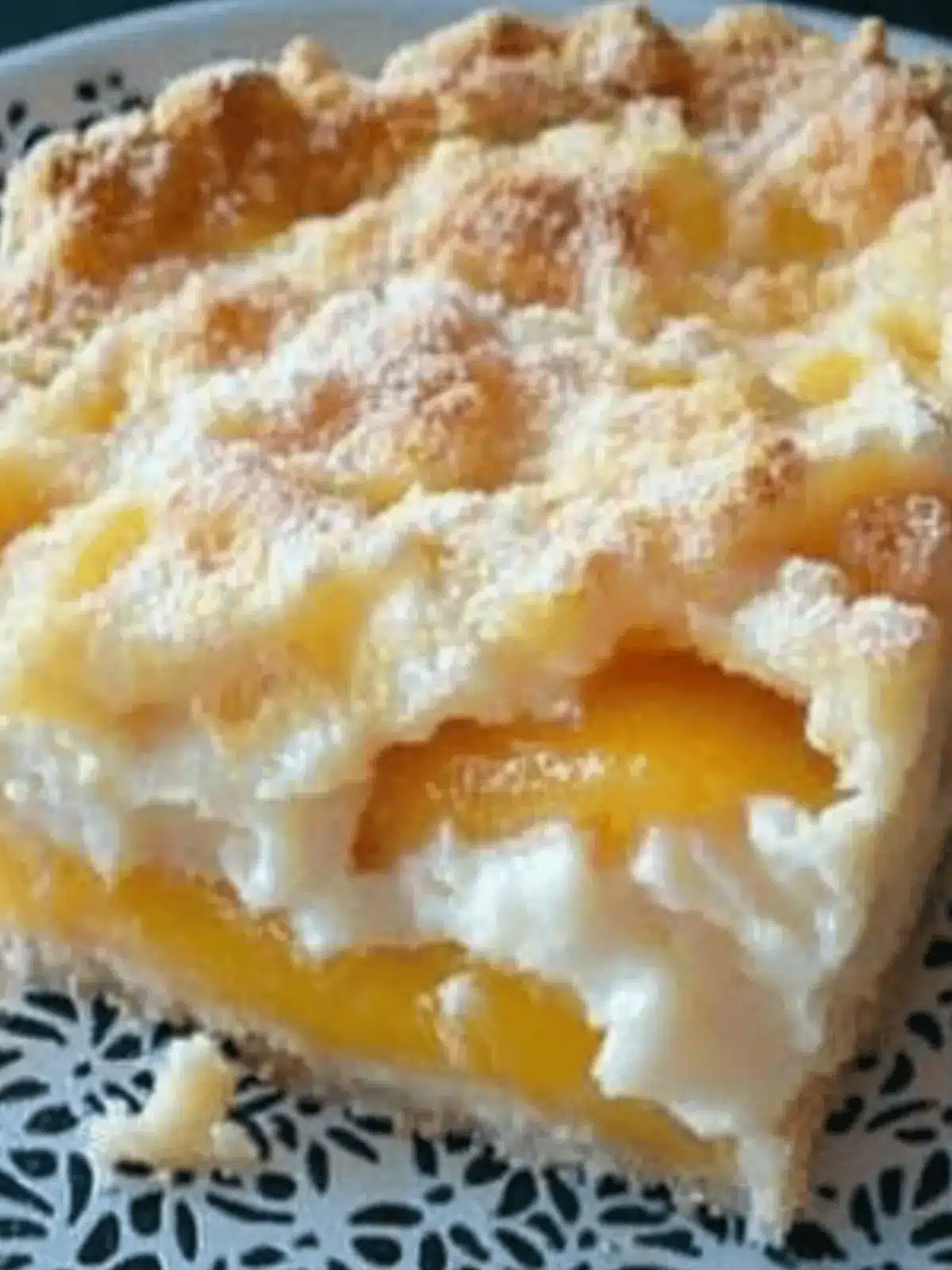 Cream cheese Peach Pie