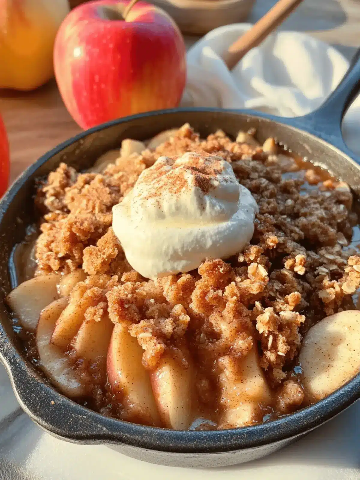 Sweet Cinnamon Apple Crisp