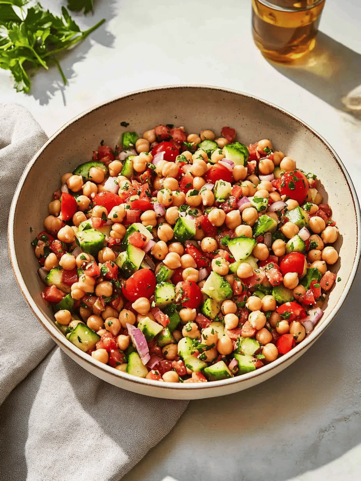 Mediterranean Chickpea Salad