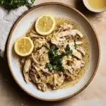 Slow Cooker Lemon Garlic Chicken