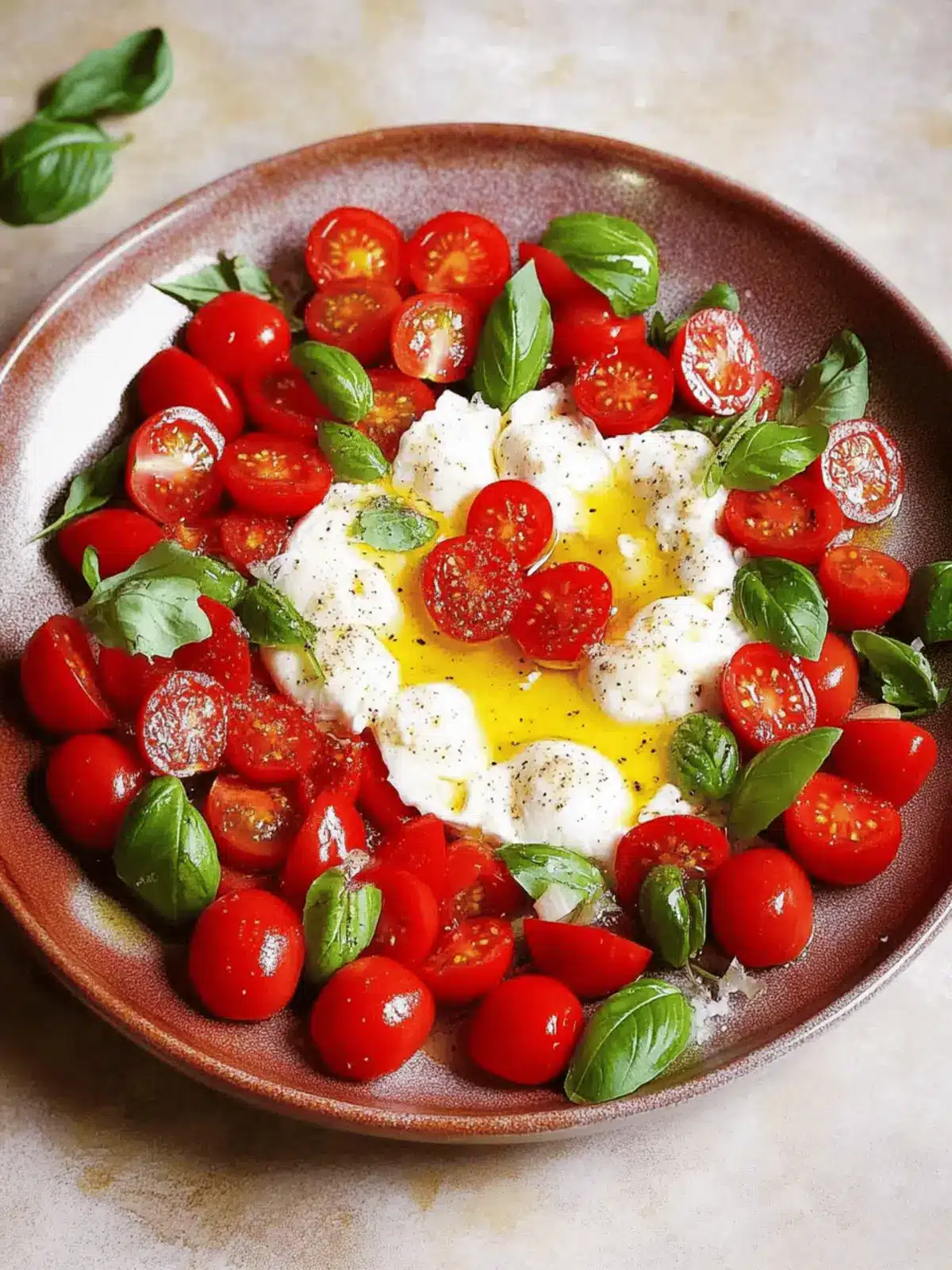 Burrata and Tomato Salad