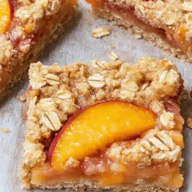 Peach Oatmeal Bars