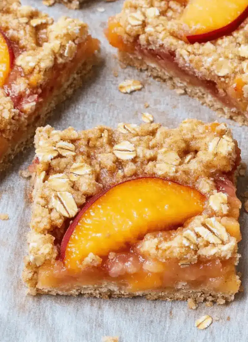 Peach Oatmeal Bars