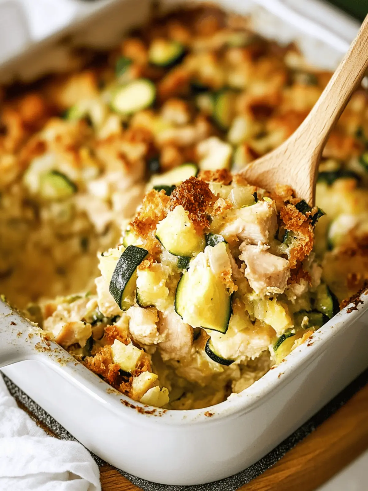 Chicken Zucchini Casserole