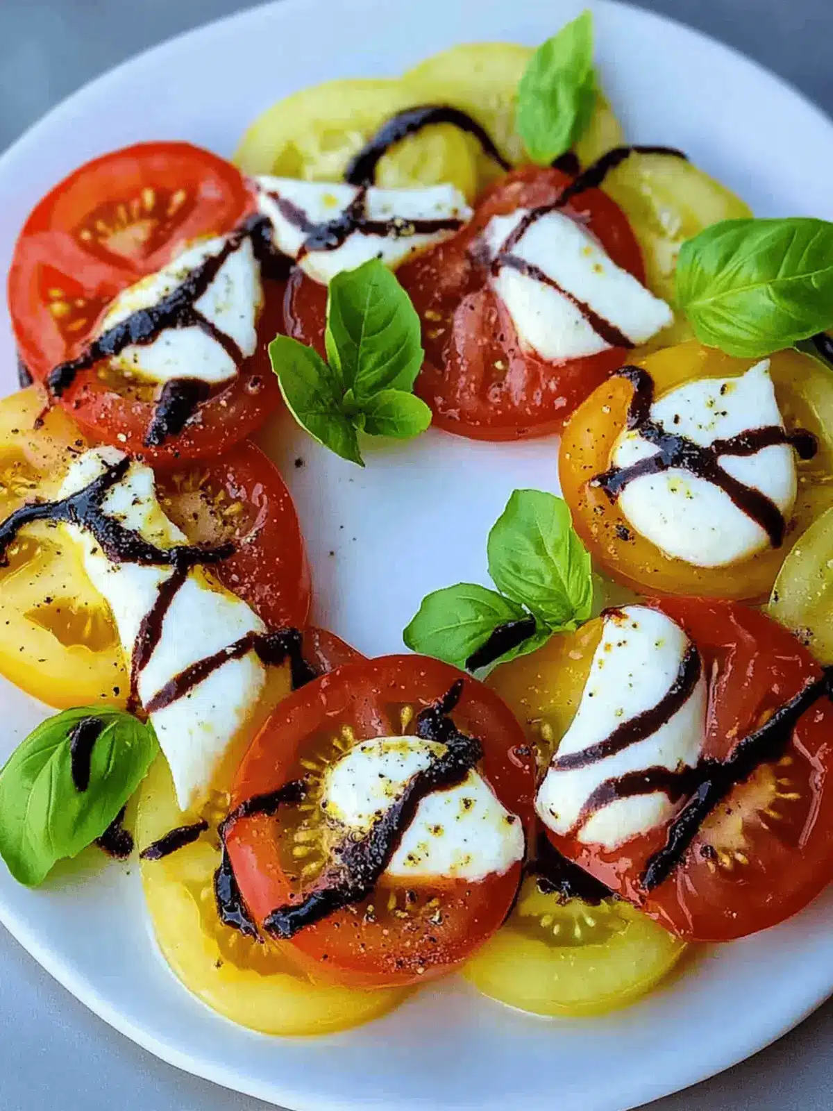 Heirloom Tomato Caprese Salad: Colorful & Fresh Delight