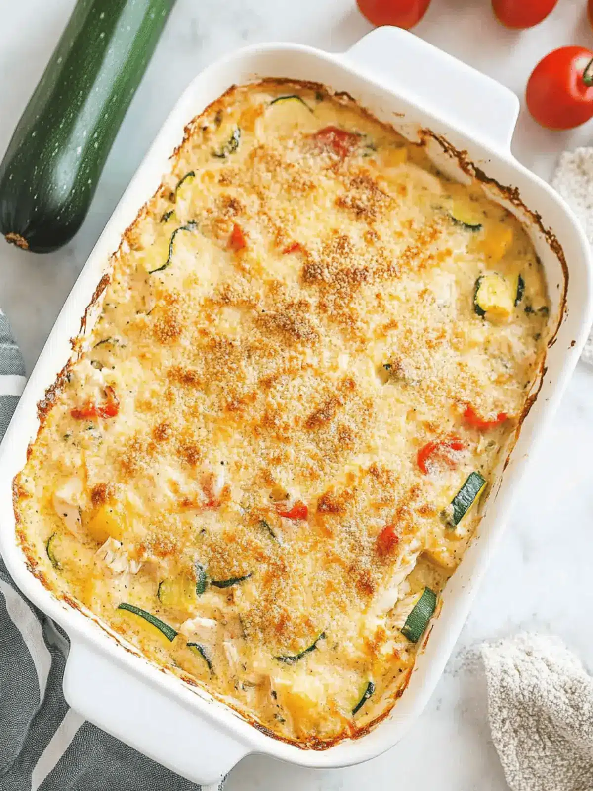 Irresistible Chicken Zucchini Casserole for Healthy Weeknights