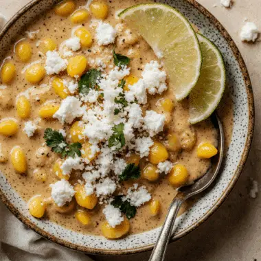 Esquites with Cotija & Lime – Creamy Street Corn Mexican Independence Day Food
