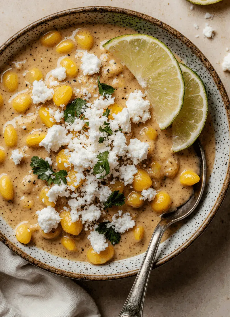 Esquites with Cotija & Lime – Creamy Street Corn Mexican Independence Day Food