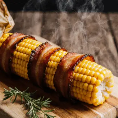 Bacon-Wrapped Corn on the Cob – Savory, Sweet & Grilled