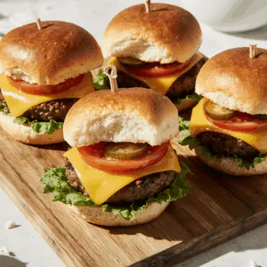 Burger Sliders – Mini, Cheesy & Labor Day Favorites