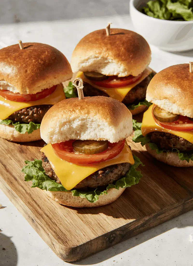 Burger Sliders – Mini, Cheesy & Labor Day Favorites
