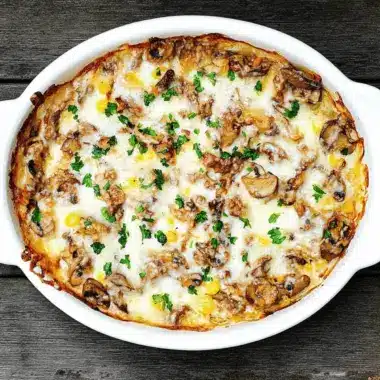 Portabella Mushroom Casserole