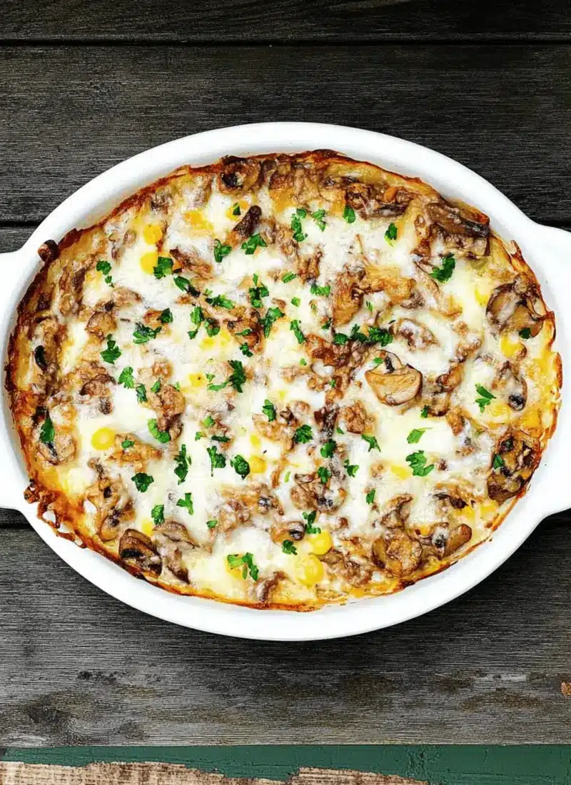Portabella Mushroom Casserole