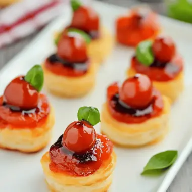Mini Caprese Appetizer