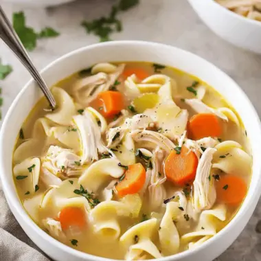 Crockpot Chicken Noodle Soup